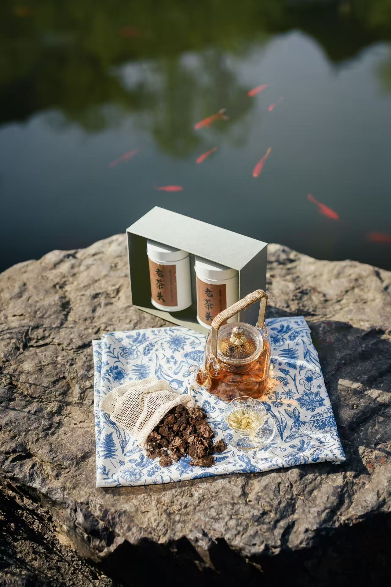 白罐[2019春老茶头] 小户赛古树普洱茶熟茶老茶头小筐渥堆发酵久泡不散